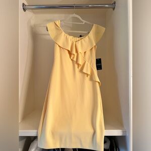 Never worn Ralph Lauren yellow dress